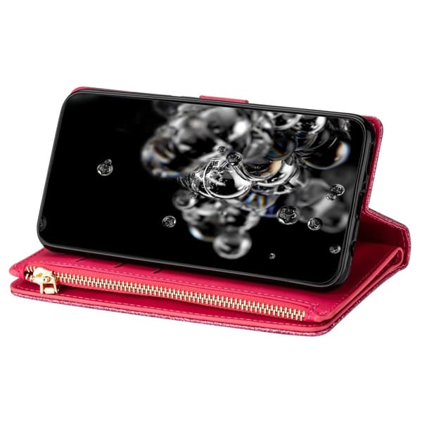 For Samsung Galaxy A26 5G Etui Stjernehimmel Gravert Lommebokdeksel Pink