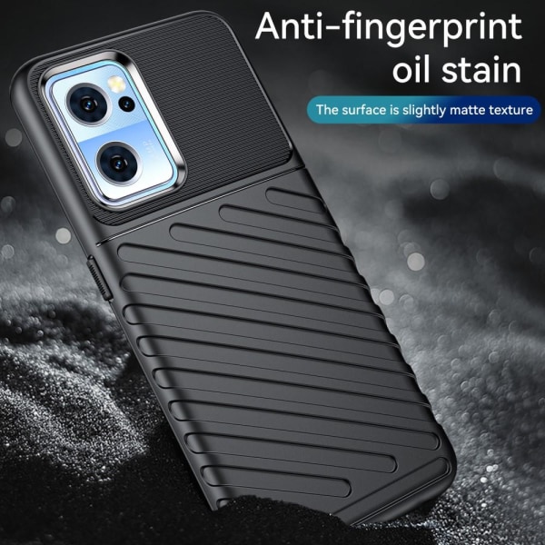 OnePlus Nord CE 2 5G Thunder -sarjan paksuuntunut TPU-kotelo Black