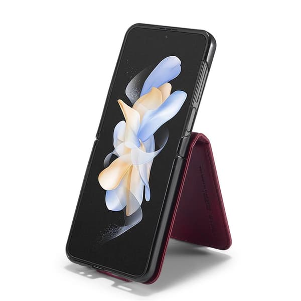 LC.IMEEKE Telefonpungcover med støtteben til Samsung Galaxy Z Flip8 Red