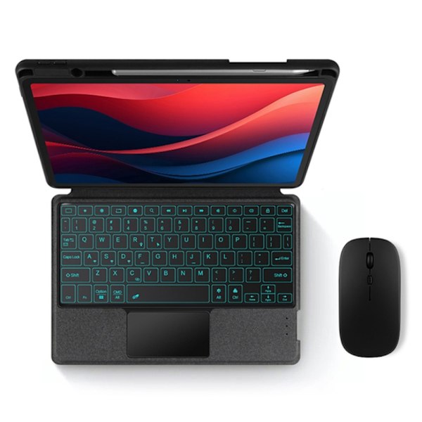 Etui med avtakbart Bluetooth-tastatur for Lenovo Tab M11 Black