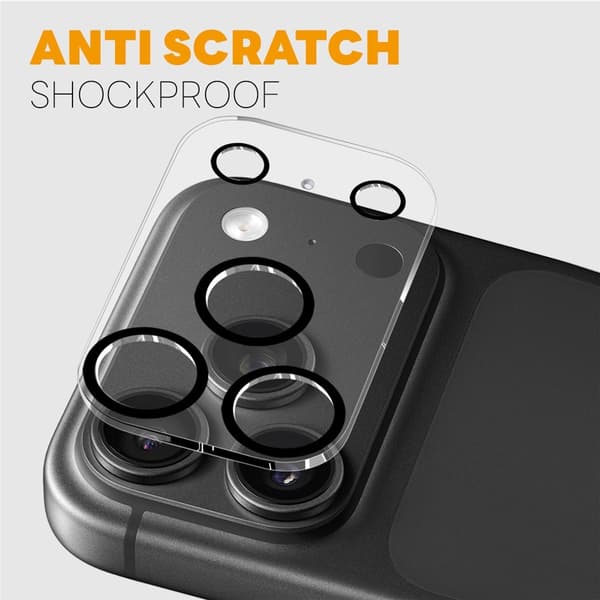 NORTHJO Kameralinsebeskytter til iPhone 18 Pro Max Black