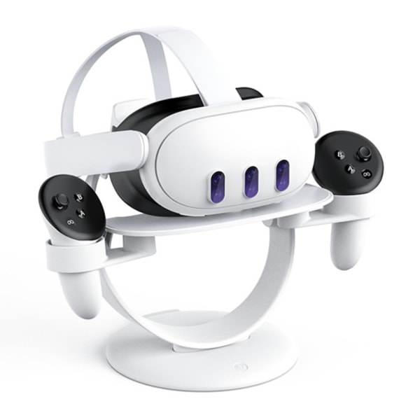 Meta Oculus Quest 3 VR Headset Display Stand Base Holder Sæt White