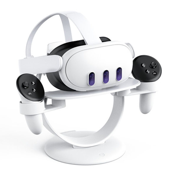 Meta Oculus Quest 3 VR-kuulokenäytön jalustan jalustan pidikesarja White