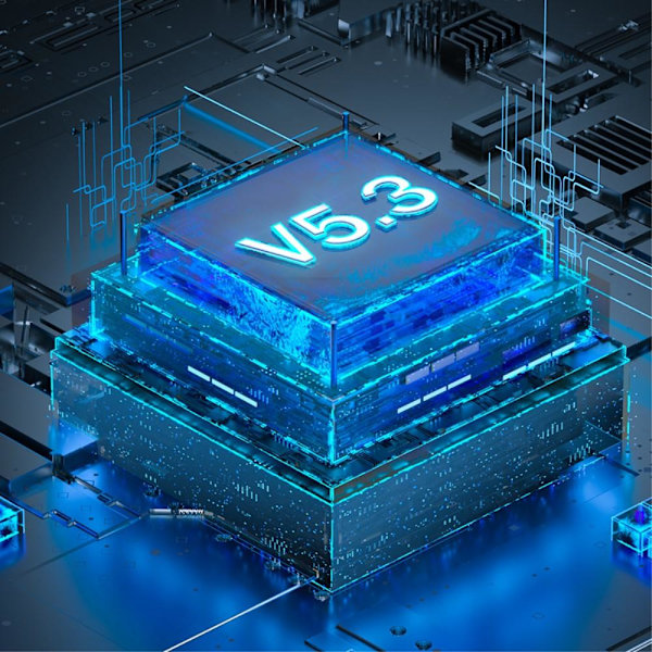 Bluetooth 5.3 Dual Horn RGB Light Trådlös subwoofer Högtalare Silver