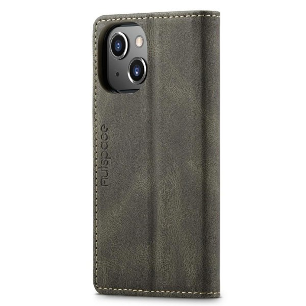 AUTSPACE A01 Lommebok-deksel iPhone 13 Mini - Brun Brown