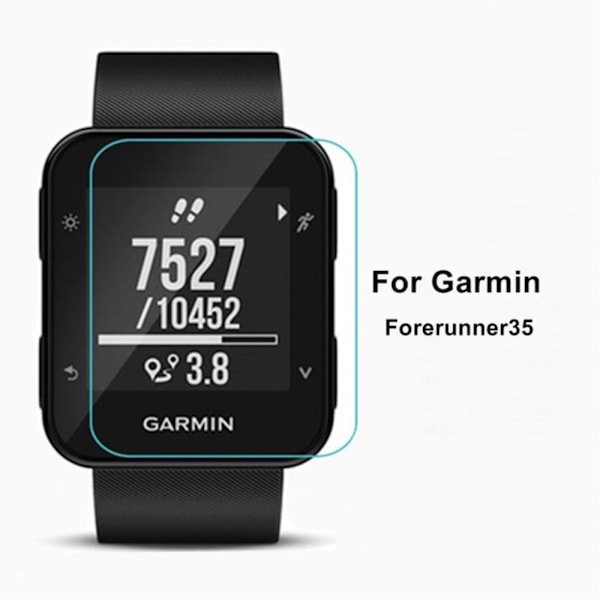 Garmin Forerunner 35 2Pcs/Pack 9H Tempered Glass Screen Guard Transparent