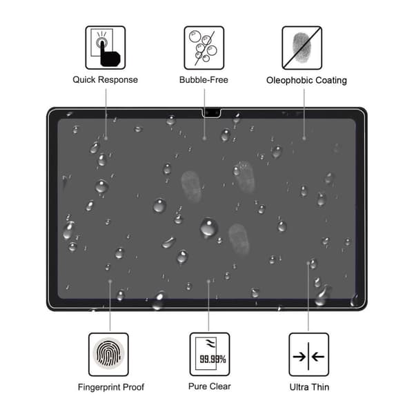 Samsung Galaxy Tab A7 10.4" härdat glas Transparent