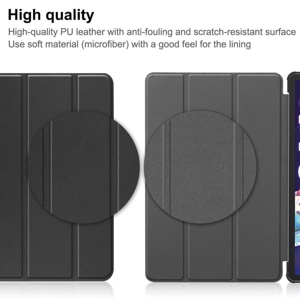 Tri - fold Deksel til Lenovo Tab P11 Pro Gen 2 - Svart Black
