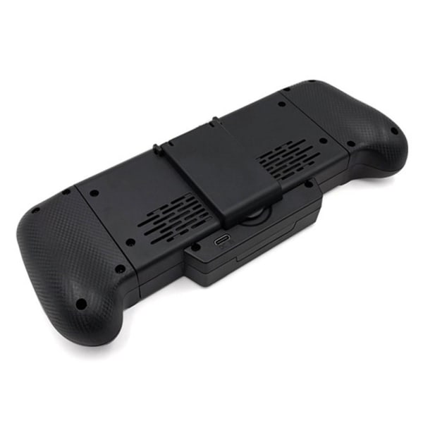 Kompatibel med Nintendo Switch + Switch Lite 2500mAh bærbar oplader Ladestation Stand Cover Black
