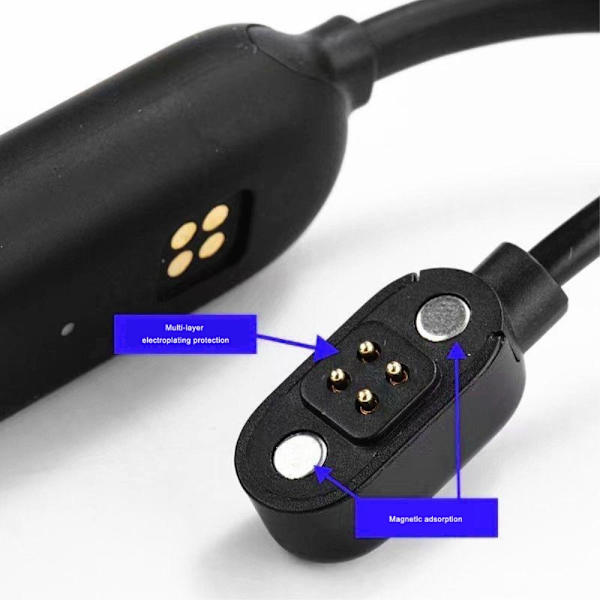 Oplader Ladekabel til YUANS X18 / X18 Pro Black