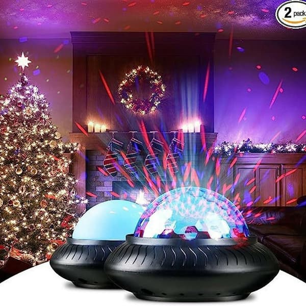 Disco Ball Light scenebelysning RGB Rotating Atmosphere Party Lamp Black