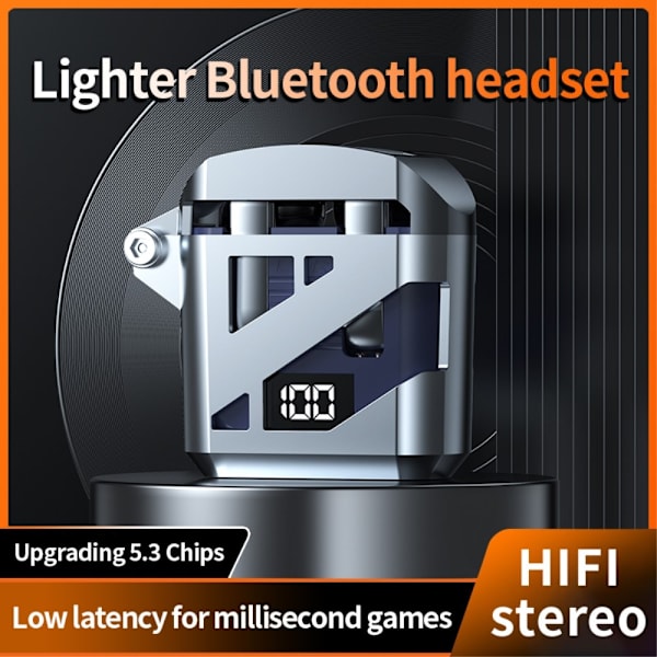 Cool Mecha Style In-Ear Bluetooth-kuulokkeet langattomat kuulokkeet - Sininen Blue
