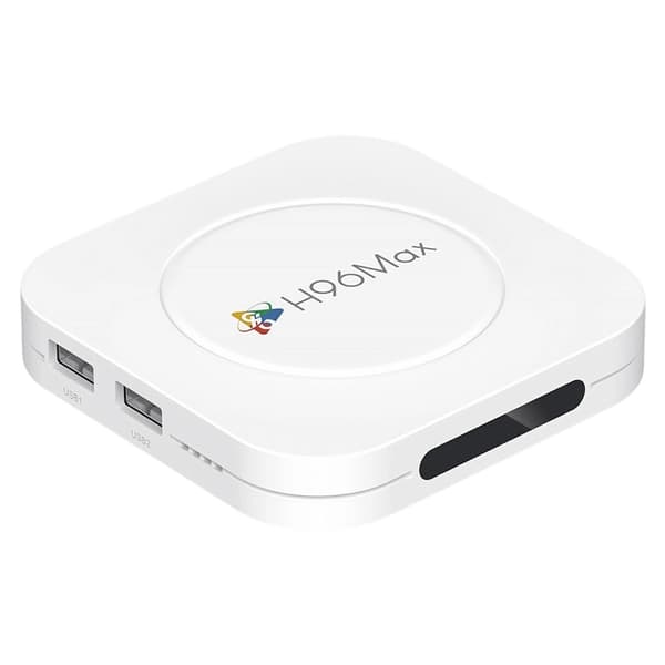 H96 MAX M1 Plus 8K Android TV Box 4+32GB WiFi6 BT5.4 Röstassistent Mediaspelare Vit