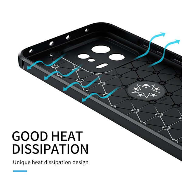Fingerring Kickstand TPU - etui til Xiaomi 13 5G Black