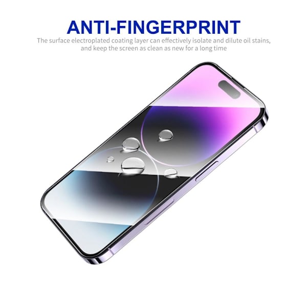 ENKAY HAT PRINCE Hærdet glas til iPhone 15 Pro 2stk Transparent