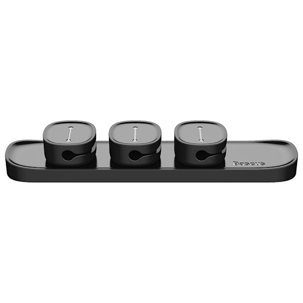 Magneettinen kaapelipidike USB-johdon pidike Wire Organizer Kaapelin hallinta Black