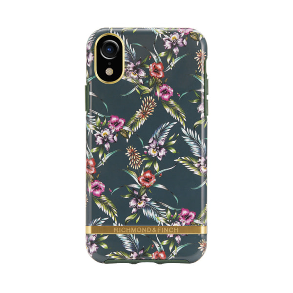 Richmond & Finch case to IPhone X / XS - Emerald Blossom Black