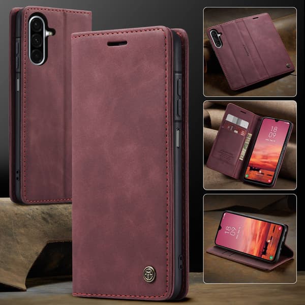 Samsung Galaxy A37 5G CASEME Lompakkokoteloon punainen