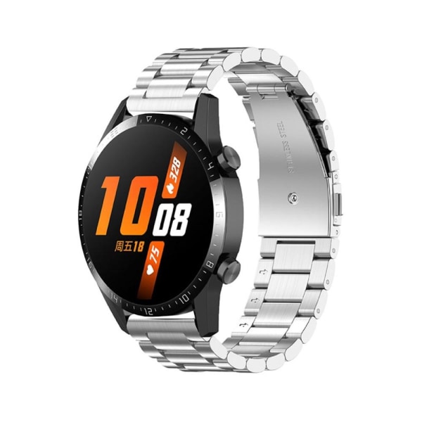 Huawei Watch GT3 46mm/GT Runner 46mm stål erstatningsbånd Stra Silver