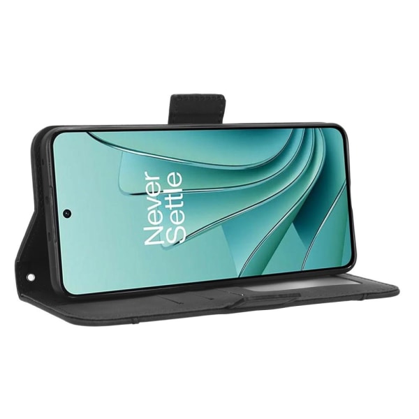 Wallet Stand Flip Phone Case for OnePlus Nord 3 5G - Black Black