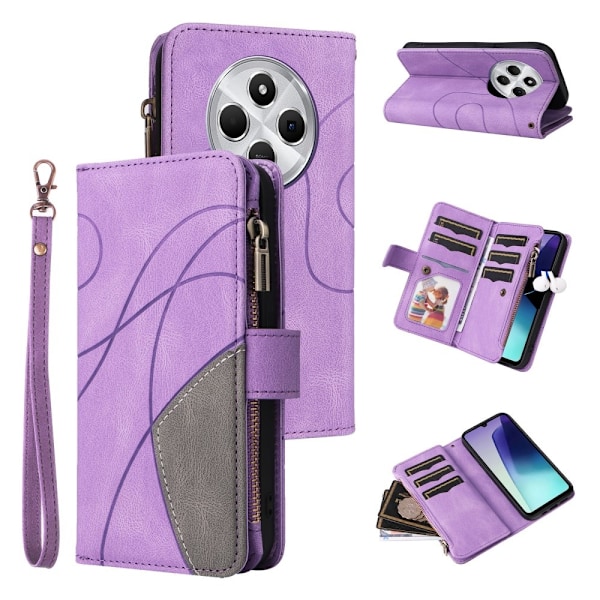 KT Wallet Case til Xiaomi Redmi 14C Purple