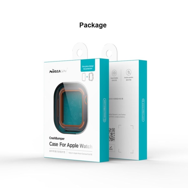Nillkin Apple Watch Series 6/5/4/SE 44mm Full Coverage skydd Svart