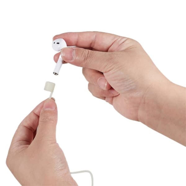 70cm silikone halsrem til Apple AirPods Transparent