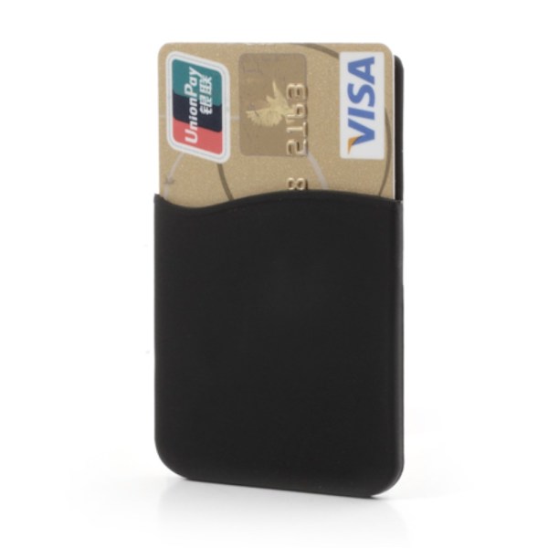 Universal kortholder for mobiltelefoner Black