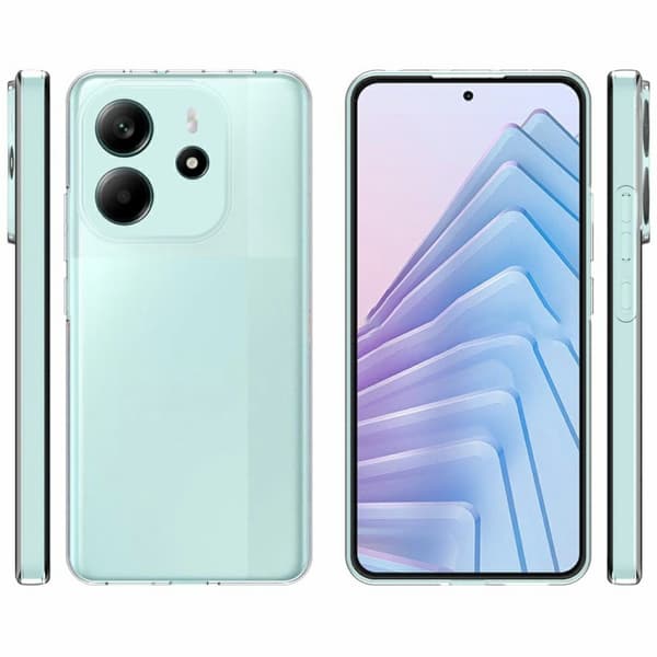 Xiaomi Redmi Note 14 4G -kotelolle TPU:n takakansi Transparent