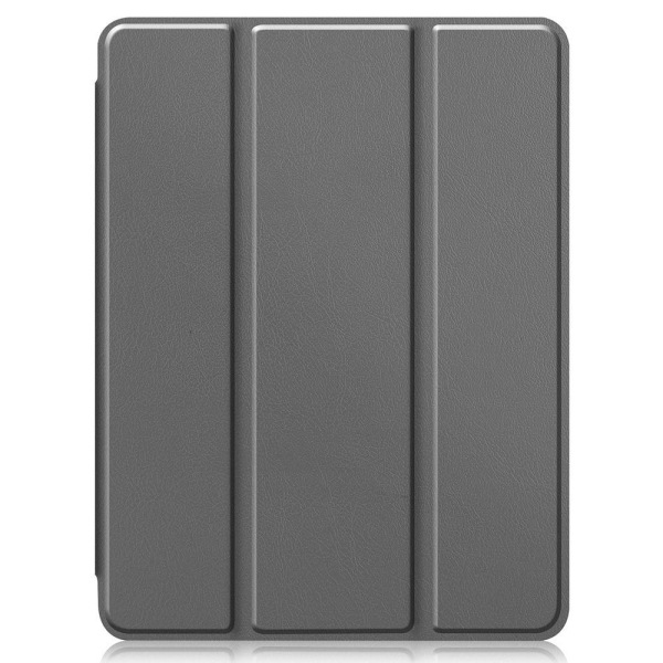 For iPad Pro 11 2021 Tri-fold Stand Tablet Case Cover - Grey Grey