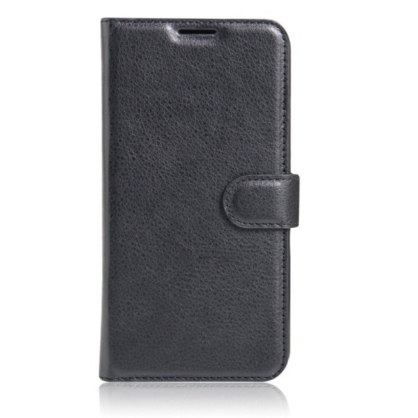 ZTE Blade A310 Flip Magnetic Card Wallet Case Stand Cover Black
