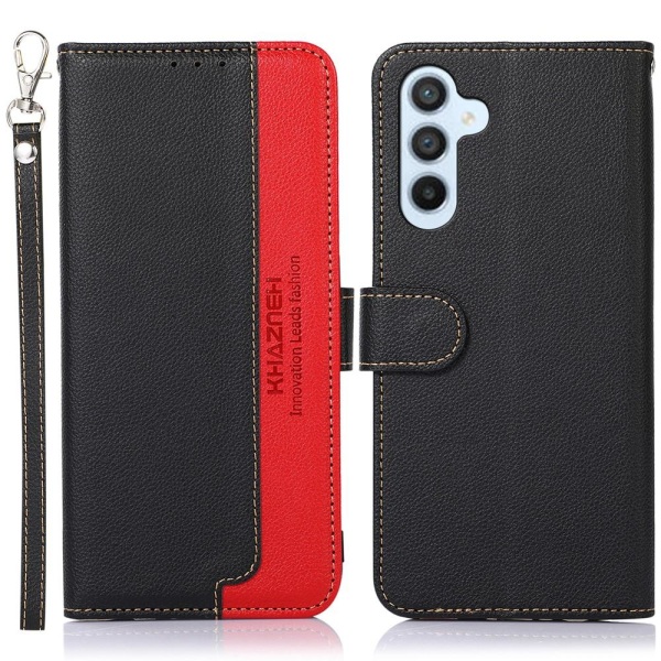 KHAZNEH Telefoncover til Samsung Galaxy A34 5G - Sort/Rød Black