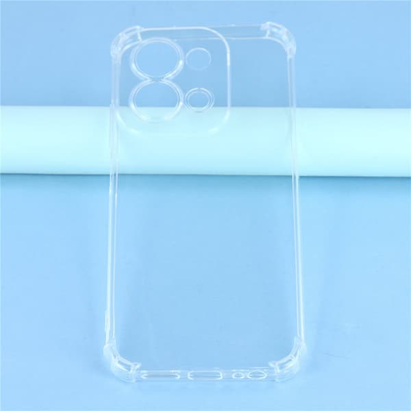For Xiaomi Redmi 15C Case TPU Shell Back Cover Reinforced Corners Transparent