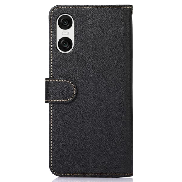 KHAZNEH Telefondeksel for Sony Xperia 10 VI - Blå/Brun Black