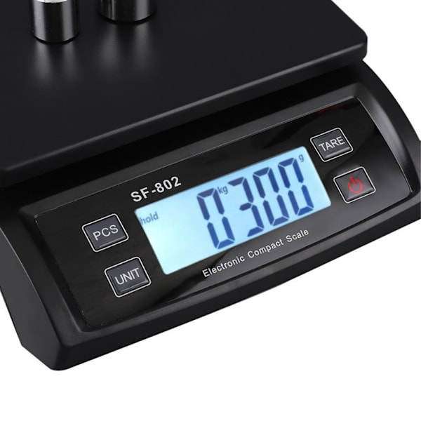 SF802 30kg/1g Digital elektronisk Våg med räknefunktion Silver