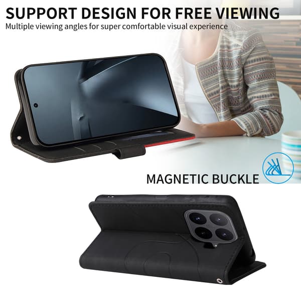 Xiaomi 17T Pro Lompakkokotelo Bi-colour Black