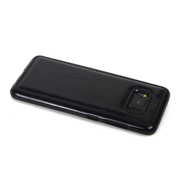 Samsung Galaxy S8 - 2 i1  plånboksfodral / Skal - Svart Svart