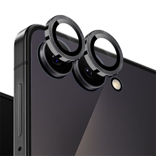 NORTHJO 1 sæt Kameralinsebeskyttelse til Samsung Galaxy Z Flip8 Black