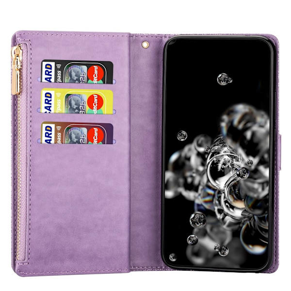 Samsung Galaxy A16 5G / A16 4G -kotelolle Starry Sky - Violetti Purple