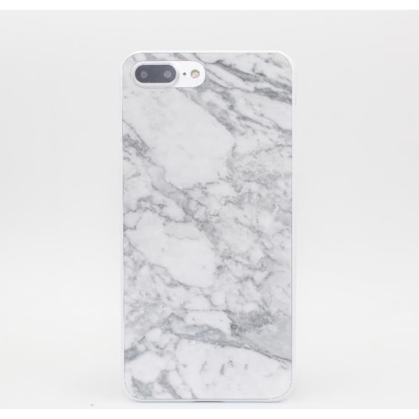 2stk iPhone 8/7/6 4.7" Marmor Hard Plast White