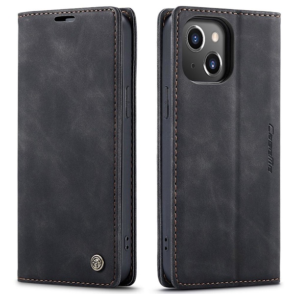 CASEME Plånboksfodral iPhone 13 Pro - Svart Svart