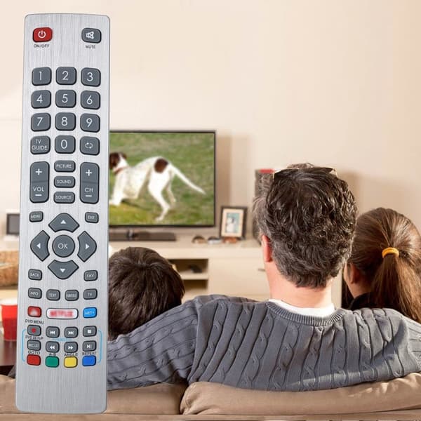 TV:n kaukosäädin Korvaa Sharp Aquos Grey