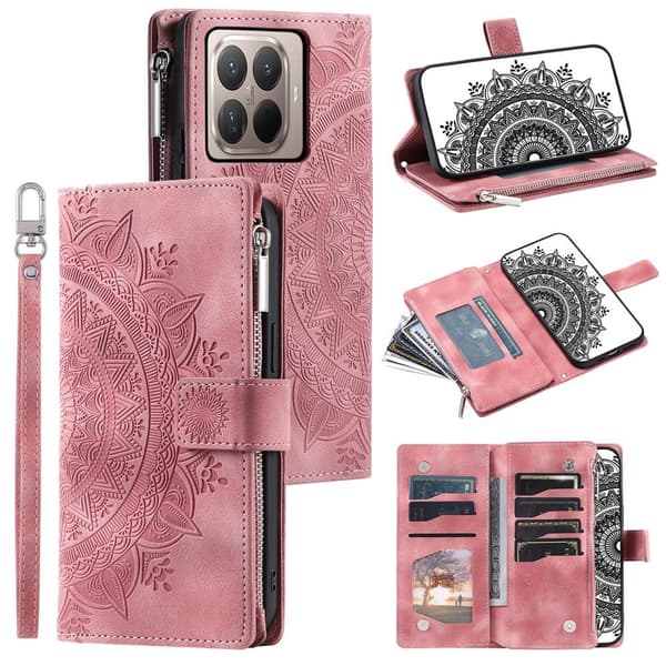 Til Xiaomi 17T Pro Pungcover Mandala Pink