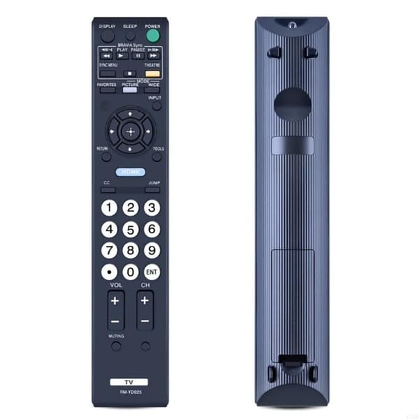 Fjernkontrollerstatning for RM-YD025 For Sony TV Black