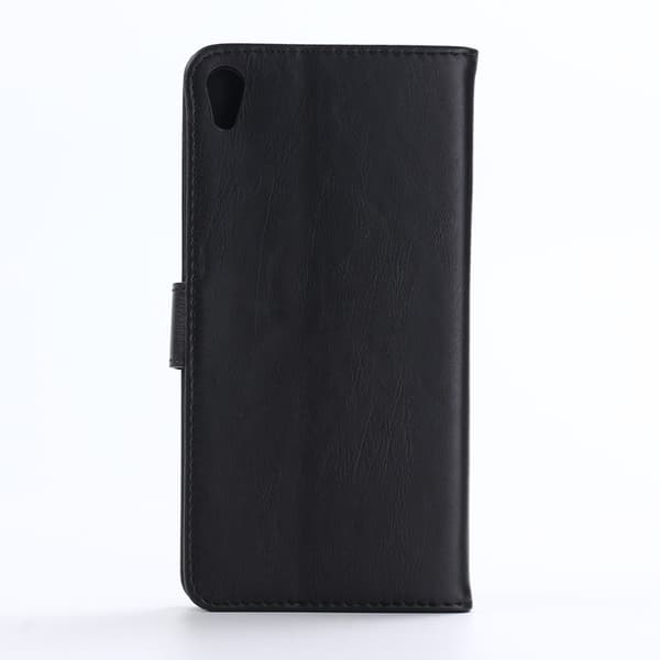 Sony Xperia XA Ultra Retro Lommebok - cover - Sort Black