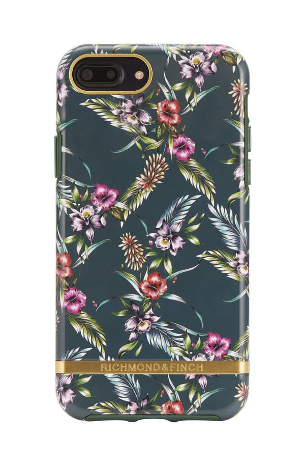 Richmond & Finch Cover til iPhone 6/7/8 Plus - Smaragdblomst Green