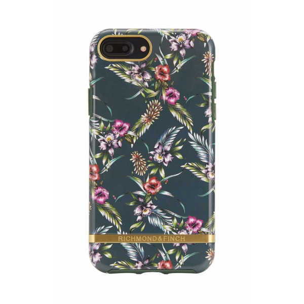 Richmond & Finch Deksel til iPhone 6/7/8 Plus - Smaragdblomst Green