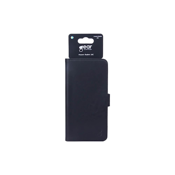 GEAR Walletcase Black for Xiaomi Redmi 10C Black