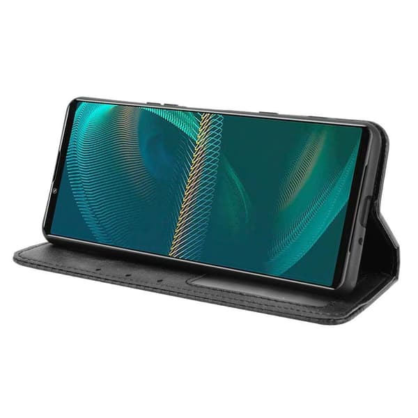 Pengebok Mobiltelefondeksel for Sony Xperia 5 III Black