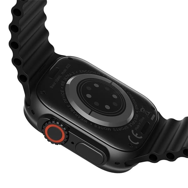 USAMS AT03 2.01" Smartklokke Bluetooth Sportssporing Stemmeassistent Android iOS Black